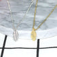 18 years jewelry leaf leaf necklace pendant female clavicle chain animal feather small plant popular