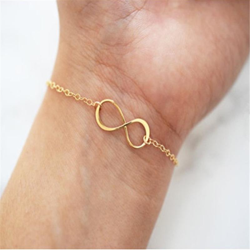 Simple Fashion Number 8 Women's Bracelet Lucky Number 8 Bracelet