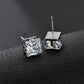 Heart earrings six-claw zircon stud earrings crystal 6 pairs stud earrings gifts