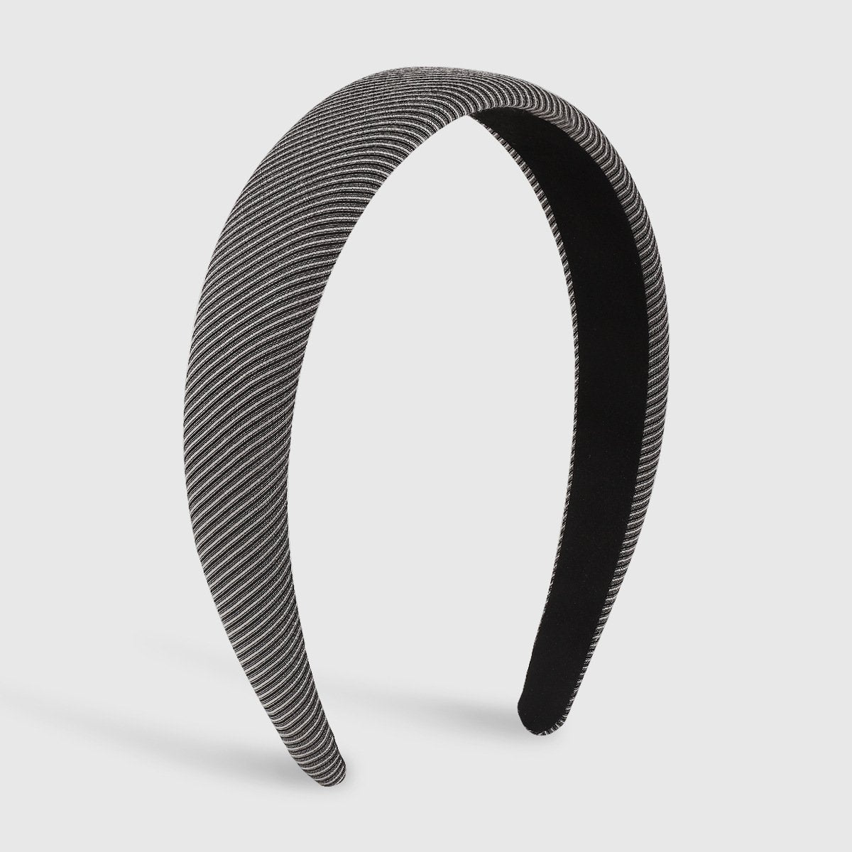 F4712 Jewelry Simple Gray Geometric Cross Bow Headband Retro Wide Brimmed Headband Women