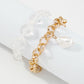 B1282 Jewelry Chain Retro Jewelry Women's Double Layer Alloy Imitation Crystal Fashion Simple Bracelet