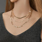 Popular fashion personality retro simple multi-layer women's necklace combination jewelry