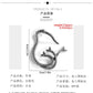 Jewelry Retro Three-Dimensional Cross Snake Earring Female Personality Fashion Geometric Single Outline Ear Clip