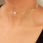 Fashion Personality Aircraft Chain Women Necklace Pearl Clavicle Chain Simple Trend Jewelry