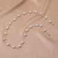 Baroque special-shaped pearl flower mask chain simple temperament design sense glasses chain anti-lost chain accessories
