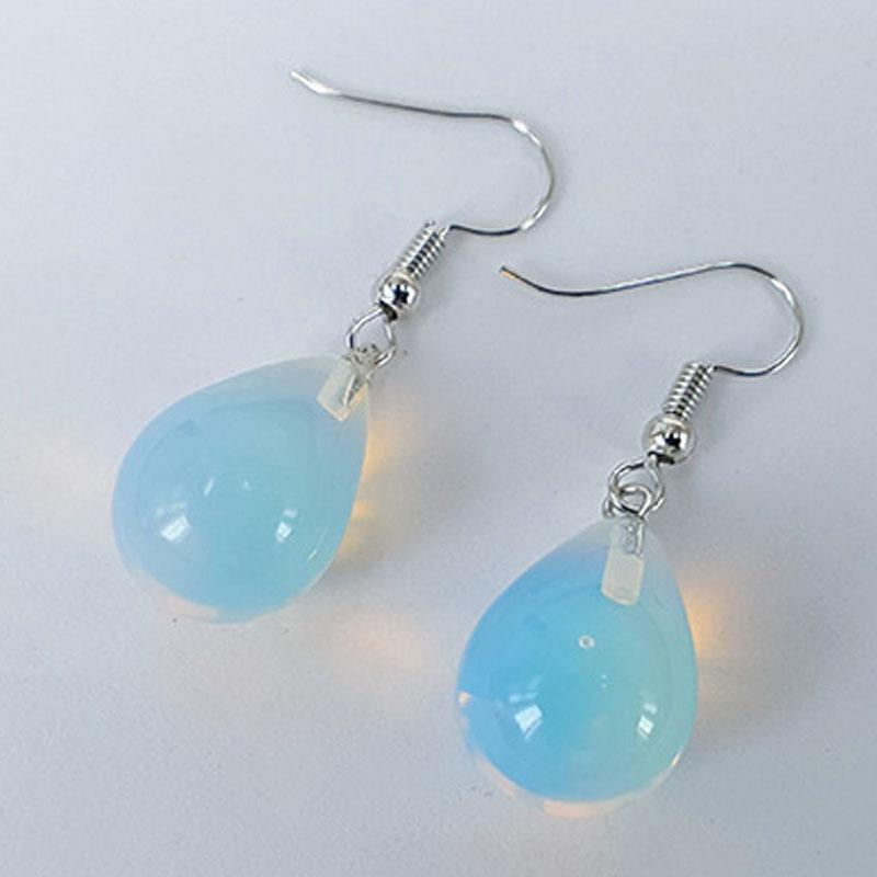 Drop Earrings Earrings Creative Earrings Natural Opal Alloy Earhook Earrings