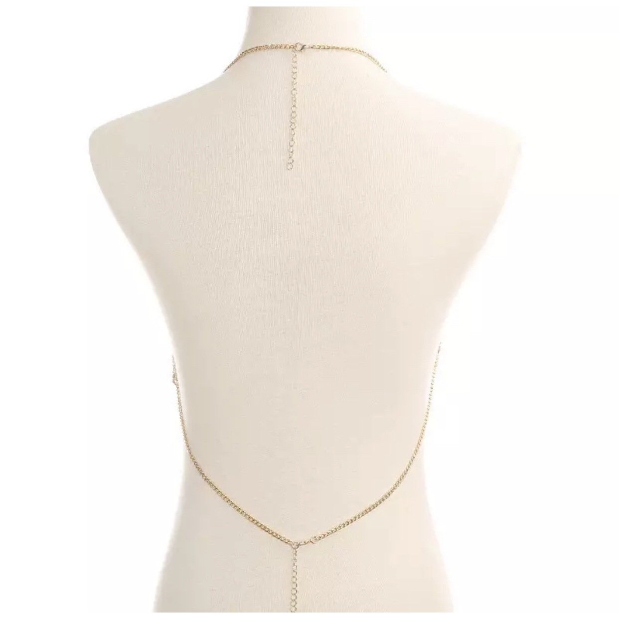 Jewelry Sexy Night Diamond Chest Chain Flash Diamond Stitching Personality Triangle Vest Body Chain Chest Chain Female