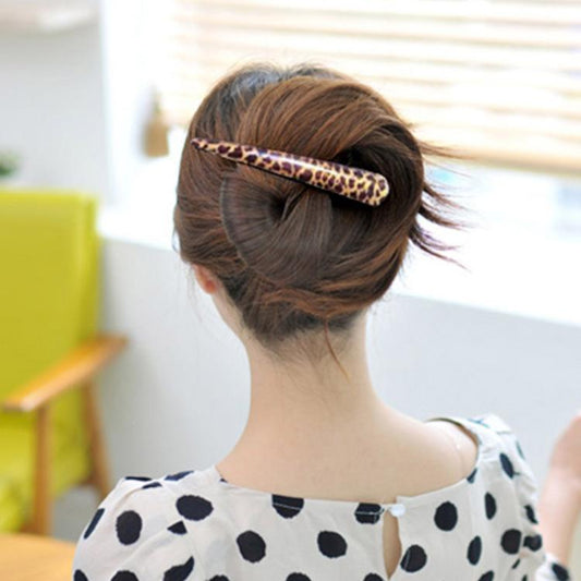 Women's leopard print hair clip large duckbill clip hair card side clip 2 yuan hair accessories