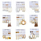 Popular Geometric Acrylic Sheet Tassel Stud Earrings Women's Pearl Set Jewelry
