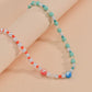 Fashion soft pottery Tai Chi figure necklace collarbone chain special-shaped gourd pearl necklace accessories