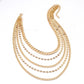 Jewelry Mix Thick and Thin Chain Geometric Retro Necklace Simple Personality Chain Multilayer Tassel Necklace