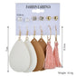 Pop Leather Earrings Bohemian Tassel Love Pearl Combination Set Earrings 6 Pieces Set