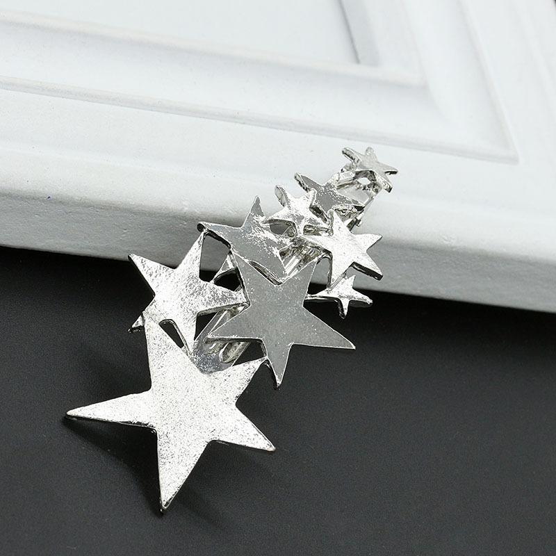 2 yuan jewelry five-pointed star leaf hairpin headdress headband antlers word clip