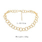 Jewelry simple single-layer circle O-shaped clavicle necklace exaggerated hip-hop short choker necklace female