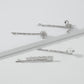 F395 Simple geometric hair clip rose love pearl bangs clip sweet side clip set