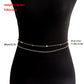 Jewelry fashion double-layer diamond claw chain metal small fragrant waist chain waist ornament female beautiful body jewelry