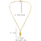 Fashion simple personality small crowd high sense all-match stainless steel golden snake pendant short neck chain necklace female