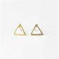 Simple Geometric Earrings Classic Triangle Versatile Ear Stud Earrings Small Jewelry