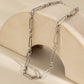 Jewelry Simple Metal Geometric Chain Necklace Female Hip Hop Fashion Clavicle Chain Versatile Necklace