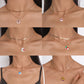 N1699 Necklace Fresh and Lovely Drip Oil Cherry Print Ladybug Layered Double Layer Simple Necklace