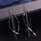 Simple retro long tassel earrings popular actress all-match earrings direct supply