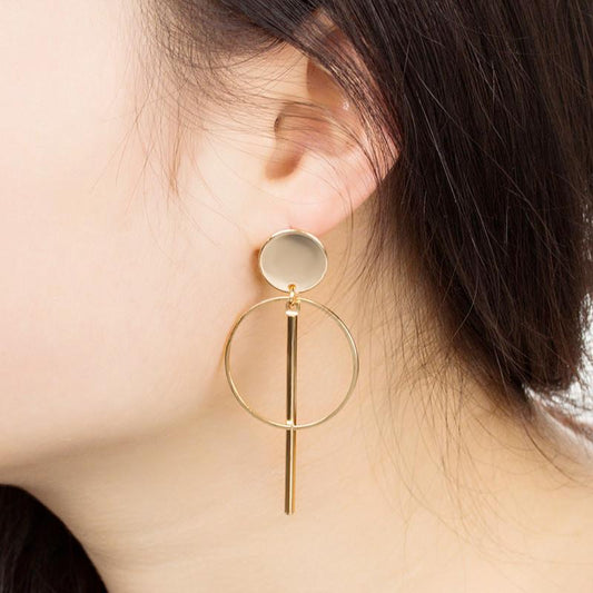 Temperament personality simple hollow tassel earrings earrings earrings long earrings earrings women