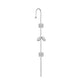 Piercing Ear Needles Temperament Inlaid Zircon Earrings Star Letters Surrounding Auricle Style Slash Earrings