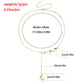 Ins fashion metal tassel butterfly necklace femininity personality golden butterfly clavicle chain