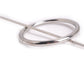 Fashion hair accessories geometric round hollow hairpin head ornament circle hairpin jewelry
