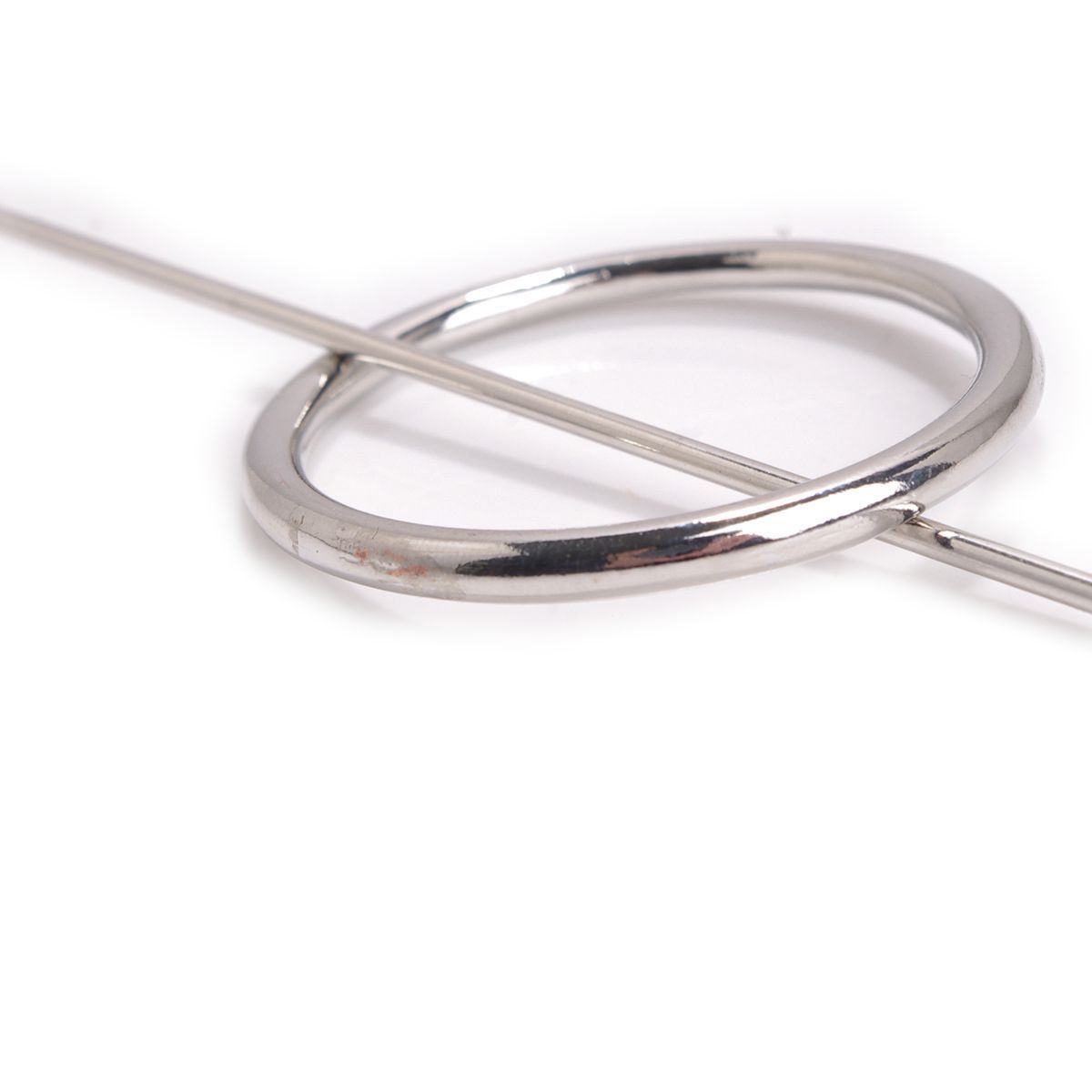 Fashion hair accessories geometric round hollow hairpin head ornament circle hairpin jewelry