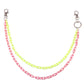 Street retro all-match ring accessories ins personality trend hip-hop fluorescent resin chain pants chain