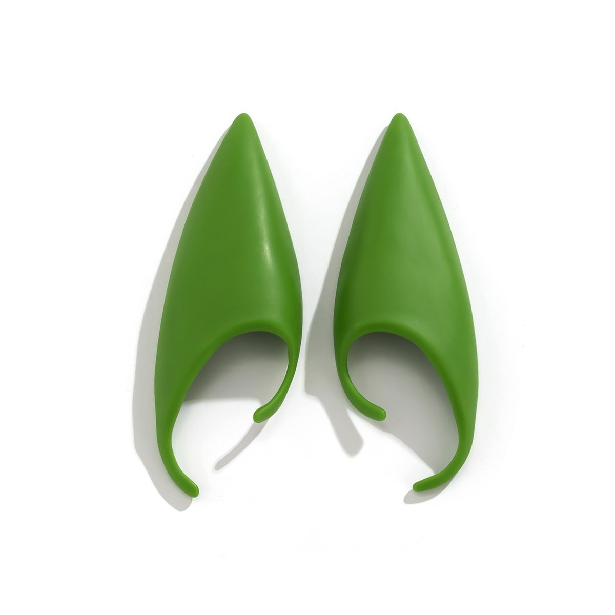 Creative Silicone Halloween Funny Elf Earrings Female Simple Geometric Color Sweet Cool No Pierced Ear Clips