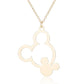 Explosive Cartoon Animation Paradise Castle Mickey Head Necklace Hollow Mickey Pendant