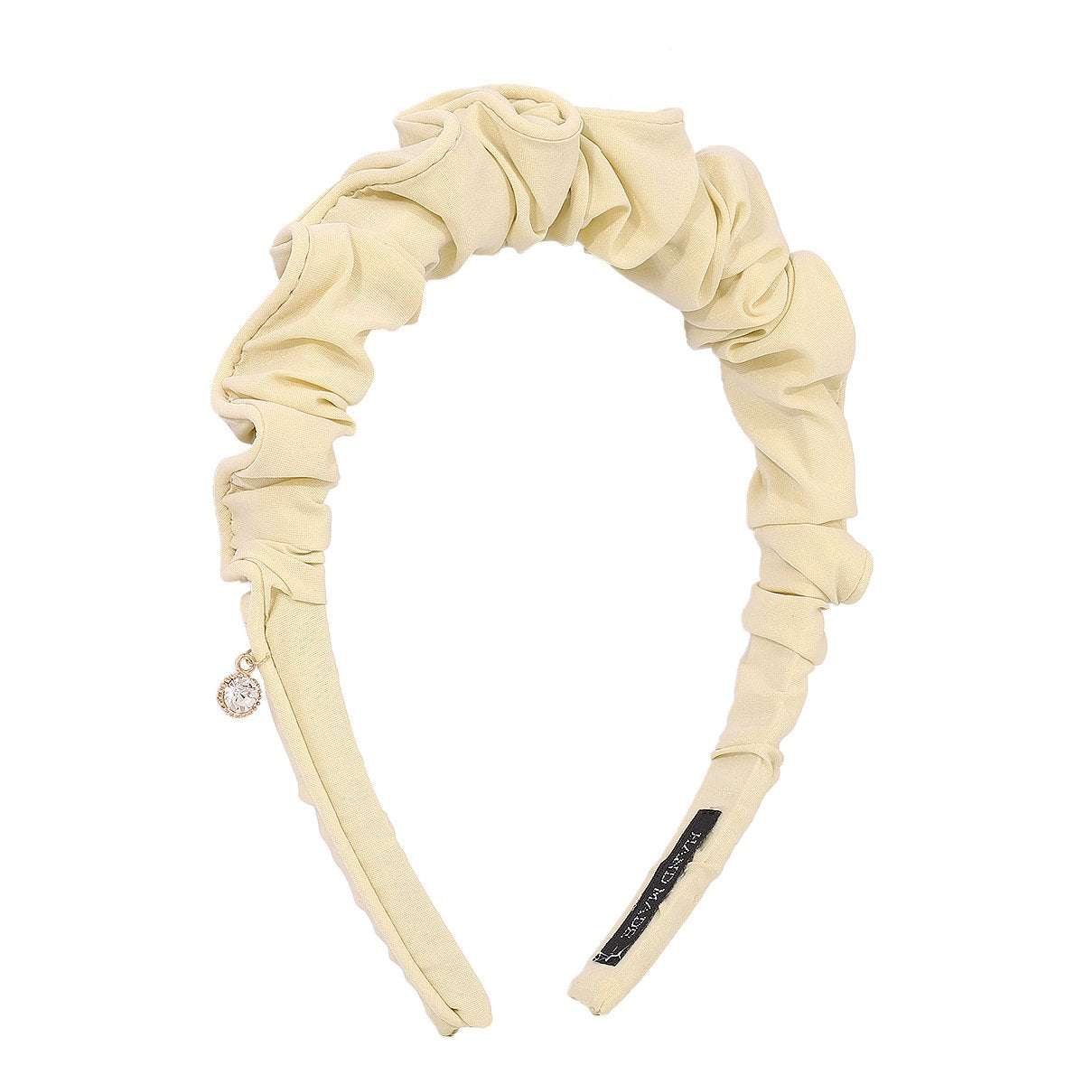 F493 jewelry simple small fresh pure color folded headband fashion commuting out fabric headband