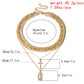 Jewelry Personality Thick Chain Punk Rock Portrait Retro Necklace Exaggerated Cross Multilayer Necklace