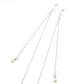 Wings with the same style of glasses hanging chain pearl chain multi-functional double buckle chain fashion sunglasses chain decorative glasses