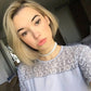 N517 Fashion Jewelry European Version Popular Beam Neck Element Necklace Trendy Women's Full Diamond Necklace Alloy Necklace