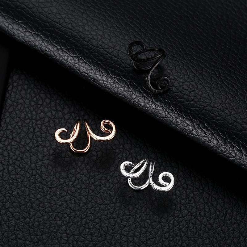 Minimalist Earrings Simple Alloy Geometric Ear Clips Fashion Personality Ear Studs Female Earrings