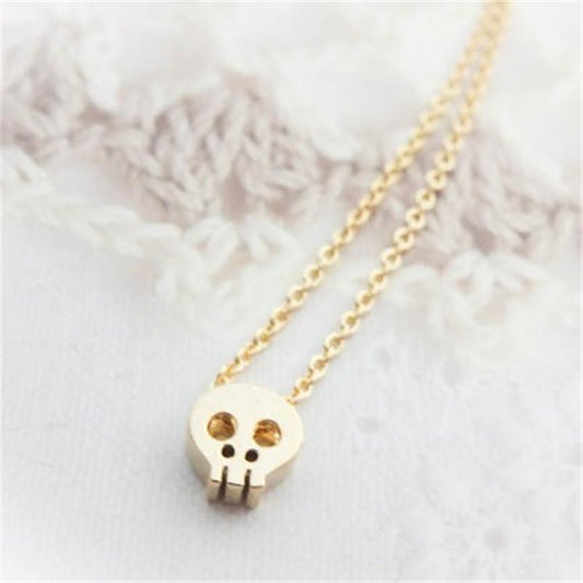 Accessories Same Style Simple Personality Skull Necklace Women Pendant Men