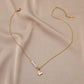 Fashion stainless steel butterfly mother-of-pearl pendant titanium steel trendy aesthetic and elegant pearl clavicle necklace