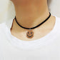 Jewelry Personality Geometric Flashing Diamond Smiley Small Gift Jewelry Simple Temperament Necklace Accessories Female