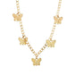 Fashion Retro Necklace Clavicle Chain Temperament Twill Butterfly Necklace Accessories
