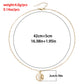 Jewelry fashion half sun high-end mother-of-pearl pendant necklace women's sweater chain light luxury all-match necklace