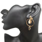 Copper size circle water drop ear clip African popular atmospheric jewelry without ear piercing