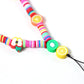 Jewelry Pearl Smiley Soft Pottery Mobile Phone Chain Acrylic Fruit Five-pointed Star Mobile Phone Anti-lost Lanyard