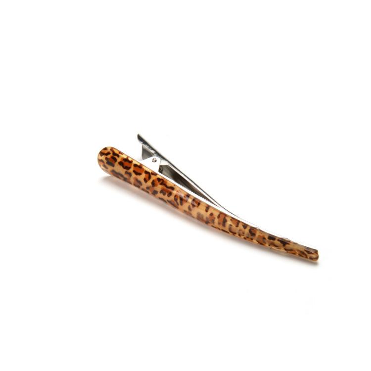 Women's leopard print hair clip large duckbill clip hair card side clip 2 yuan hair accessories