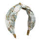 F4511TikTok fabric tie-dye cross retro fashion wide-brimmed Mori headband hairpin