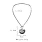 Fashion personality game death stranding stainless steel necklace titanium steel trend cold hip-hop punk necklace