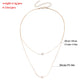 Jewelry Personality Double Layer Adjustable Thin Chain Pearl Pendant Necklace Female Simple Trend Necklace