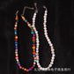 Jewelry Female Worker String Colorful Beads Bohemian Fashion Shell Necklace Two-piece Set